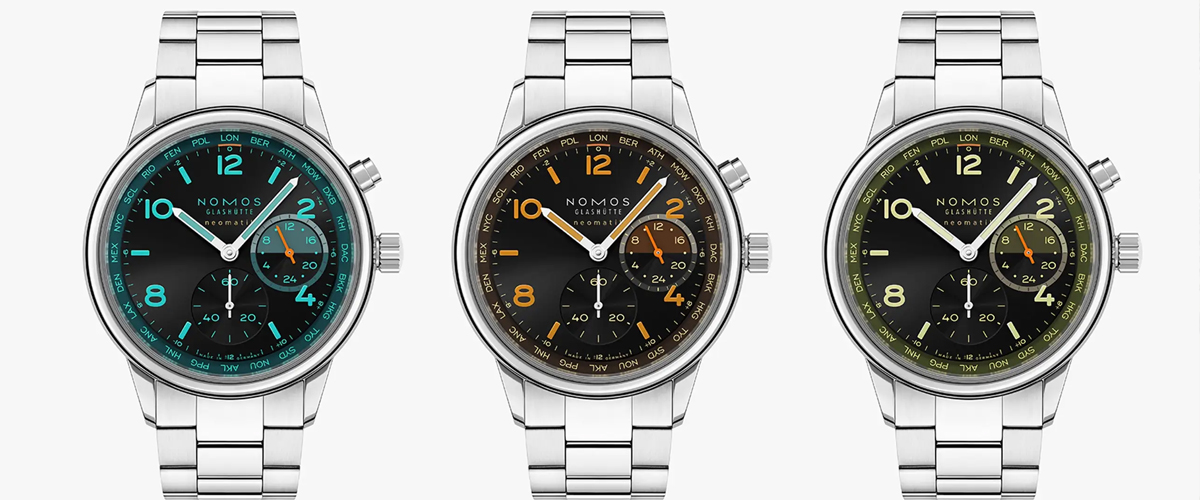 Club Sport neomatik Worldtimer 环球行者最初在2025年日内瓦钟表与奇迹展会上亮相，推出两款核心配色 (蓝色与银色)，以及六款..